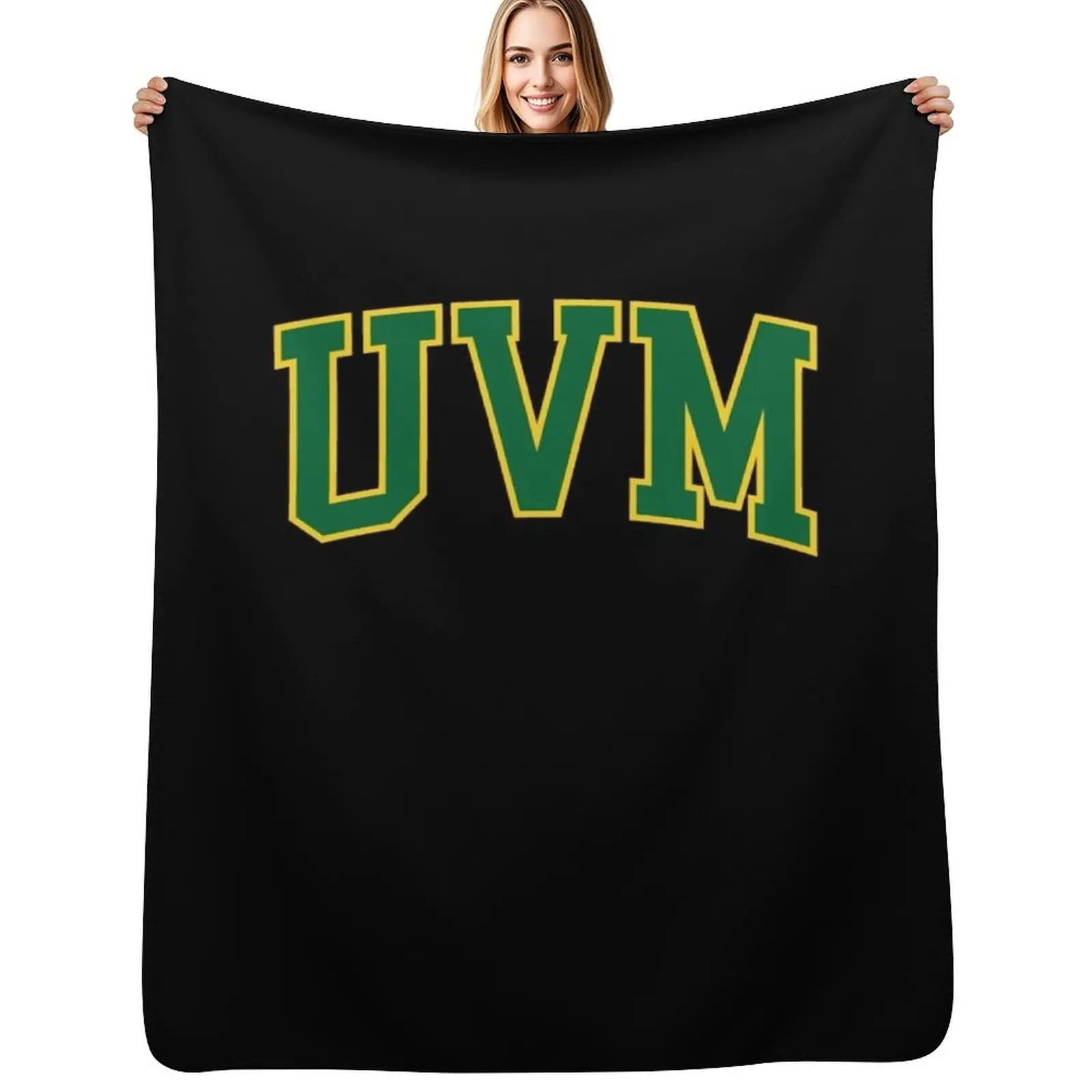 

University of Vermont - UVM - Catamounts Throw Blanket Lightweight Warm Blanket for Indoor Outdoor Use