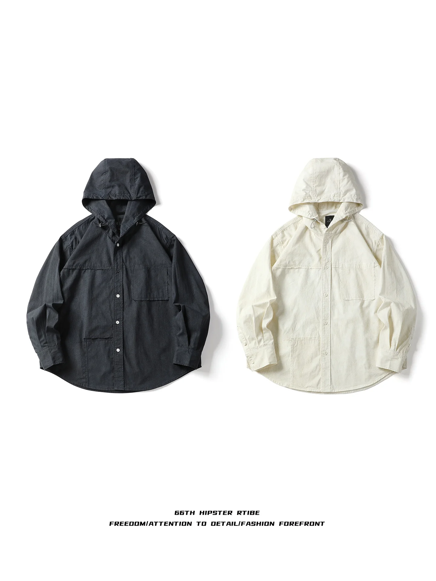 

Свободная повседневная куртка с капюшоном и длинными рукавами для молодежи, мужчин и женщин, осенняя новинка, модная хлопковая рабочая одежда, универсальная куртка свободного кроя