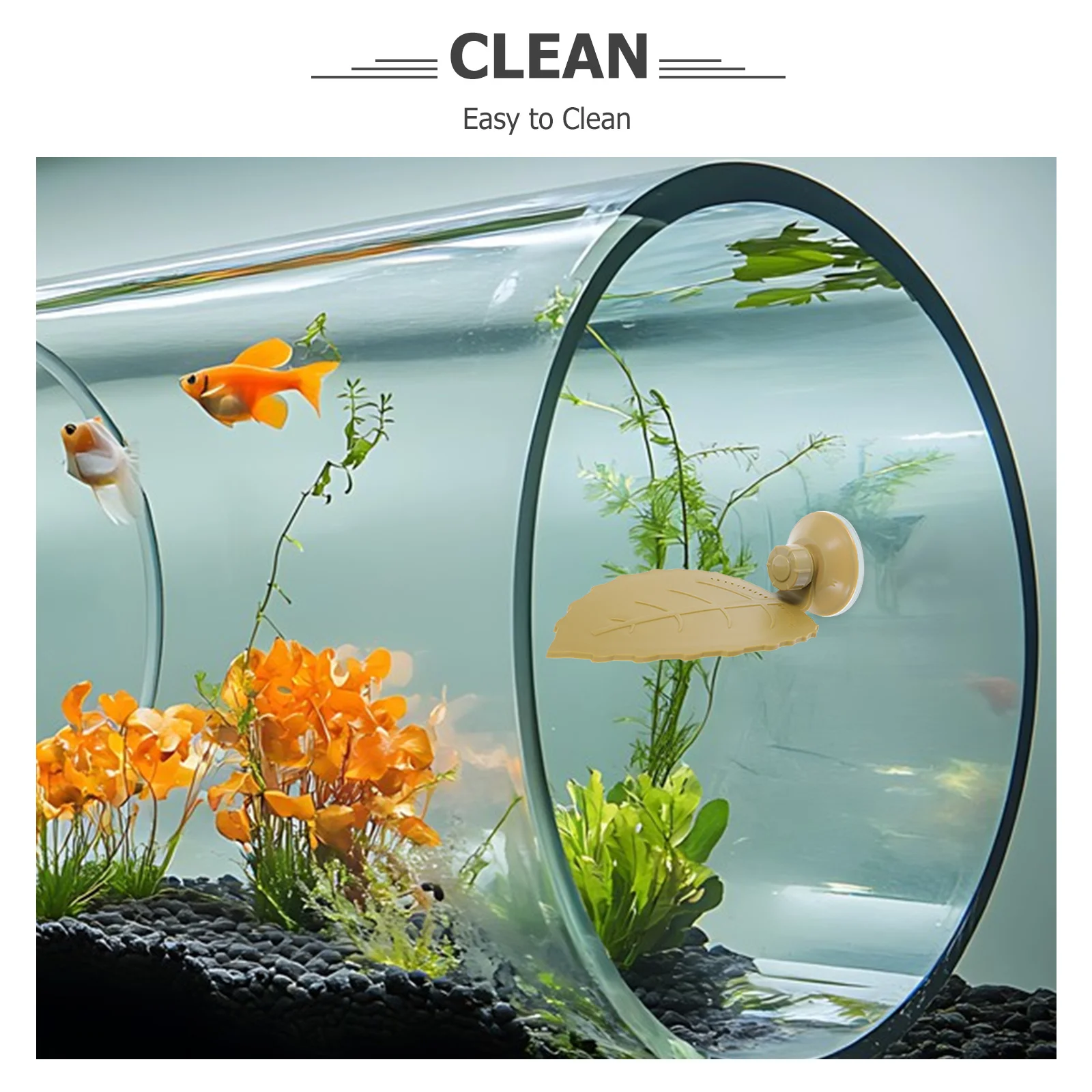 Leaf Shaped Turtle Basking Platform Floating Aquarium Suction Cups Turtle Island Ramp Reptile Climbing Habitat Decor
