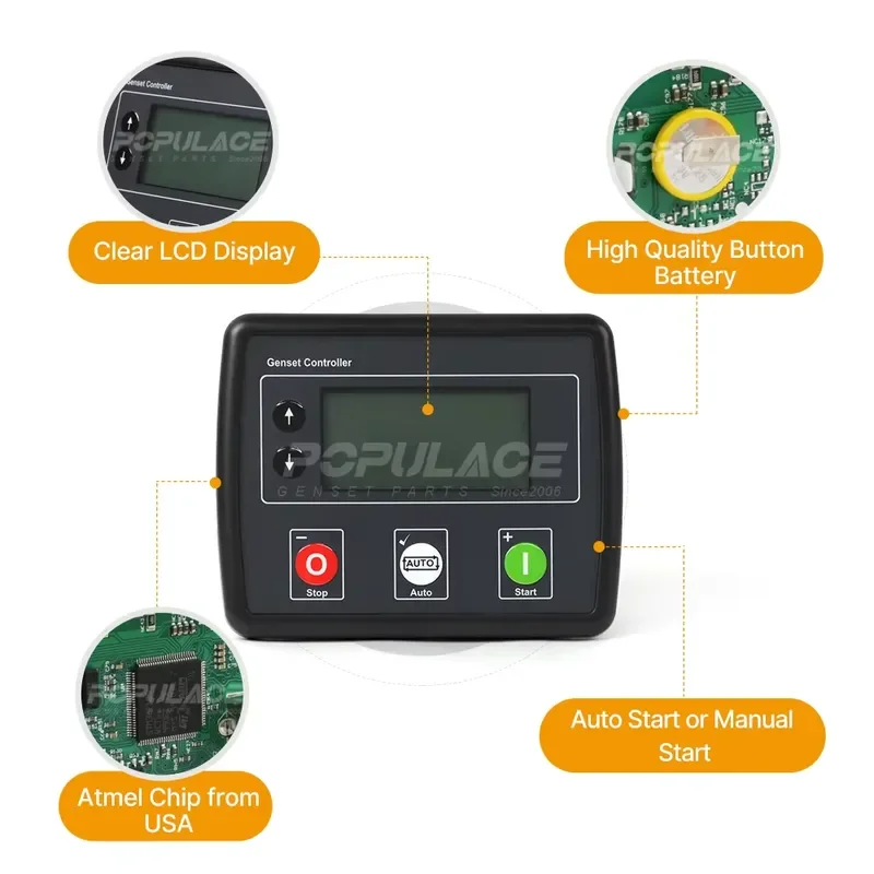 Doopser Auto Start Diesel Generator Controllers Models DSE4520 for Generators & Accessories