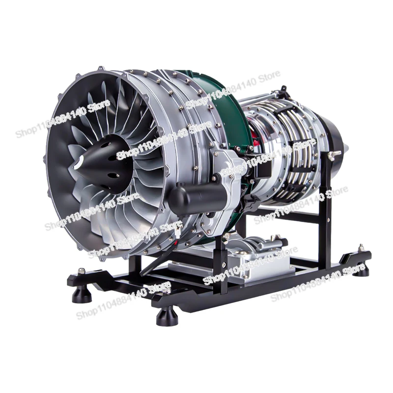 

For 1000+Pcs Aviation Turbofan Engine DIY KIT 1/10 Metal Jet Engine Model Assembled Engine Model