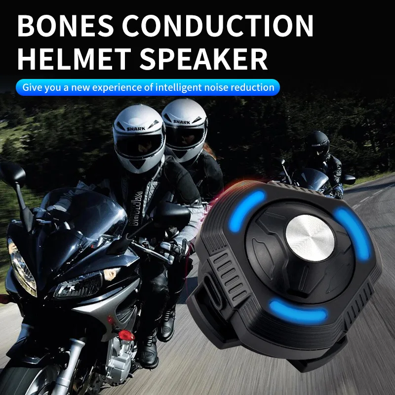 Motorcycle Bluetooth 5.3 Stereo Headset Moto Universal Helmet Headphones Wireless Handsfree Call