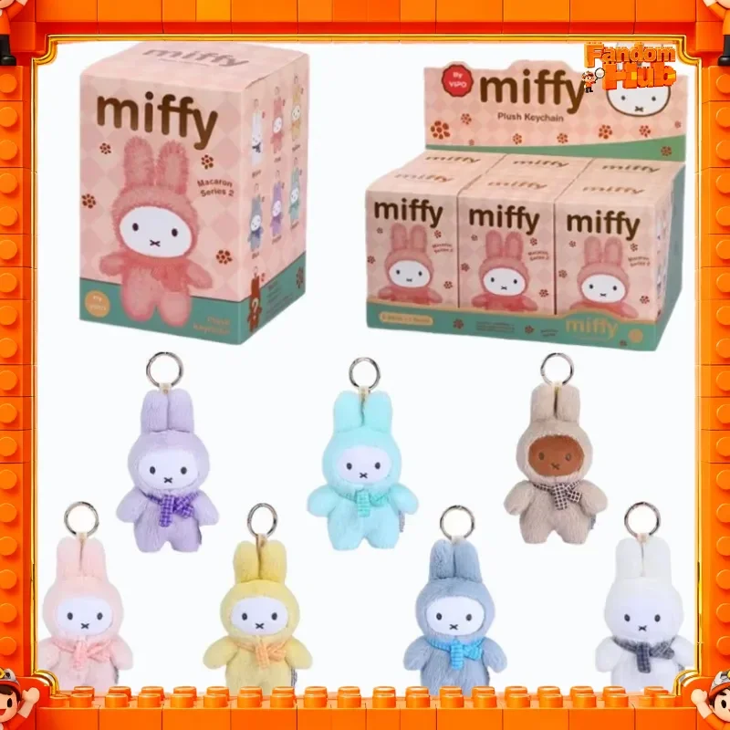 Neuer echter Miffy-Schlüsselanhänger, Welle 2, stehende Haltung, Serie, niedliches Plüschpuppenspielzeug, Plüsch-Weihnachtsbaum-Kissen, Geschenk
