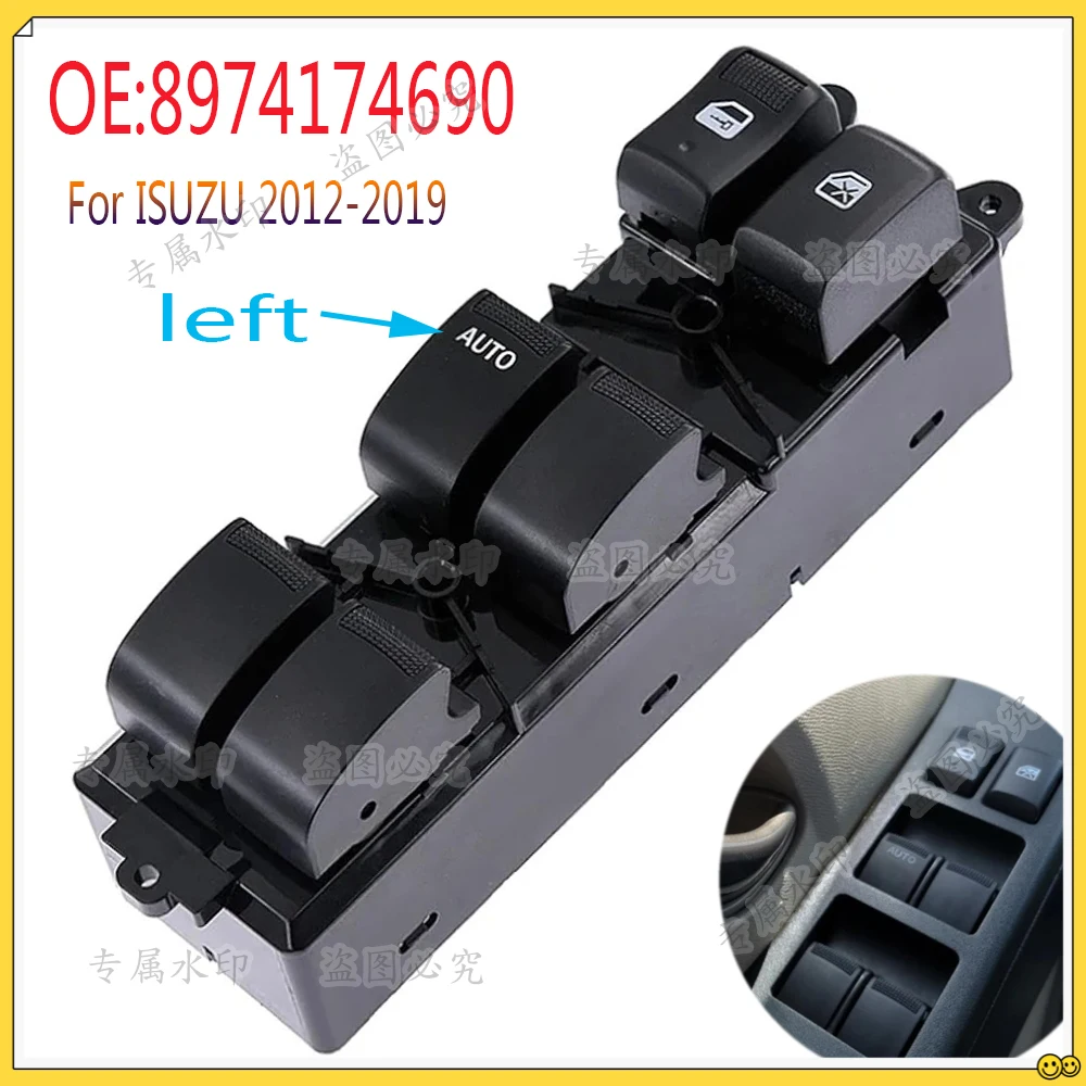 

For Holden Colorado Isuzu Dmax Pickup 2012 2013 2014 2015 2016 2017 2018 2019 Electric Window Switch Car Accessories 8974174690