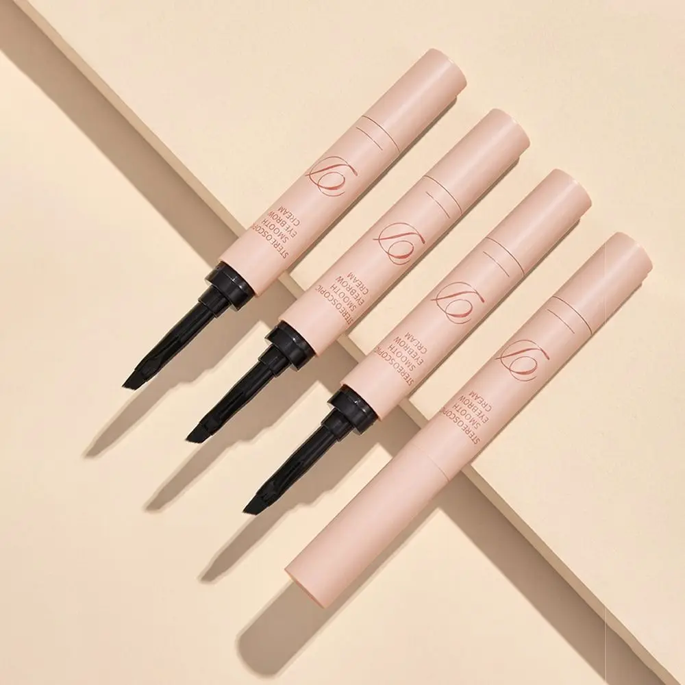 แบบพกพา Long Lasting Eyebrow Dyeing Cream กันน้ํา Smudge-proof Eyebrow Gel ครีม Sweatproof เครื่องมือแต่งหน้ามัลติฟังก์ชั่นสาว