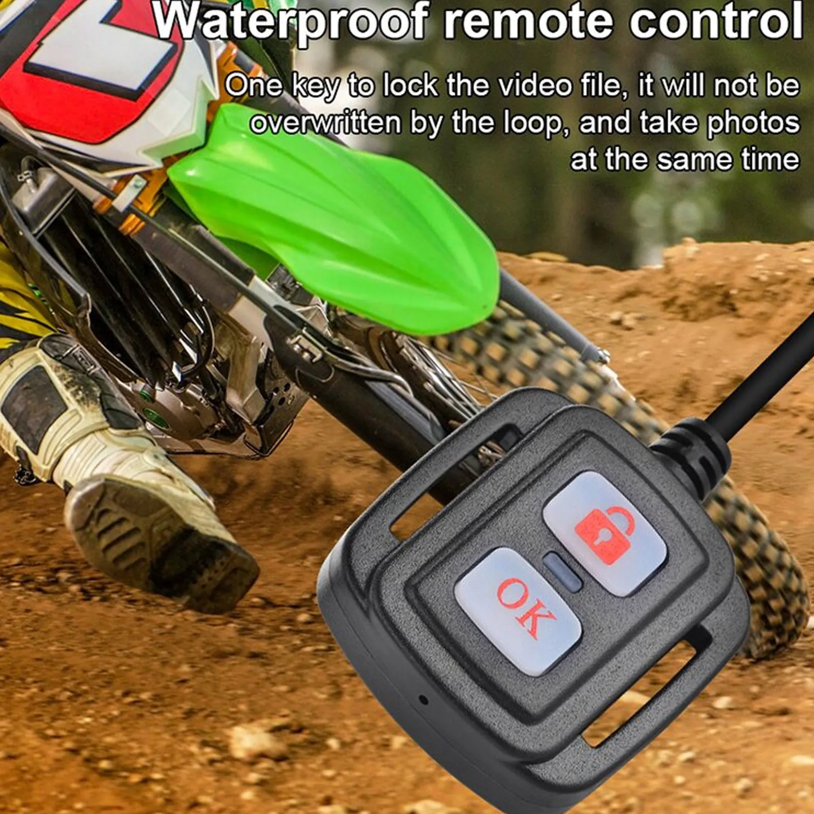 Motorcycle Dash Camera Driving Recorder Dual Lens 1080P HD IP67 Parking Monitoring DVR Universal For Motorcycle Scooter ATV ﻿