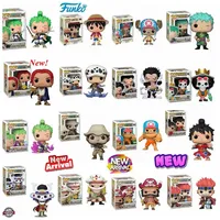 FUNKO POP ONE PIECE Full Styles 939 SHANKS Brook 1129 CHOPPER 918 ZORO 923 Luffy GEAR FOUR 926# LAW 926# 1016# Figure Model Toy