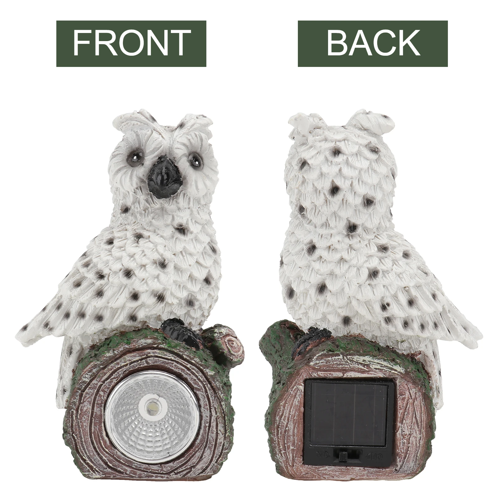 

Garden Ornaments Outdoor Owl Night Light Decorative Lamp Adornment Solar Lights