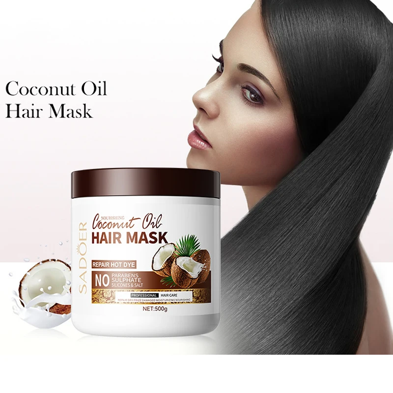 

500g Hair Mask 5 Seconds Hair Repair Damage Frizzy Hair Mask Damage Hair Mask Treatment Scalp Hair Shiny Hair Care for Dry Damag