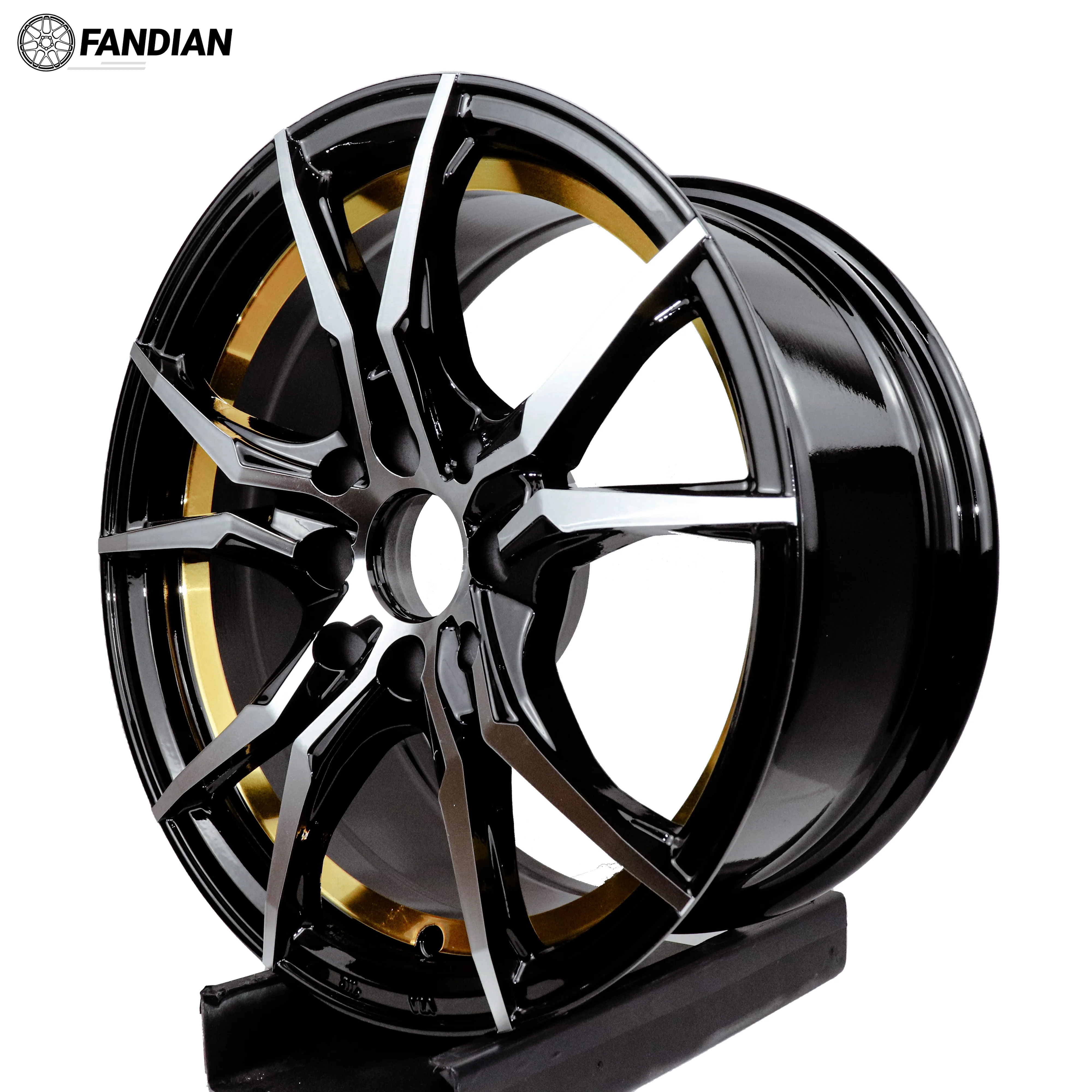 Undercut Concave Design Alloy Passenger Car Wheels Rims 15 Inch 4 Holes