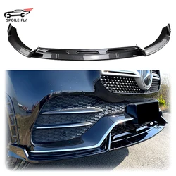 2020 To Up For Benz GLE Class W167 C167 GLE350 GLE450 GLE53 AMG Front Bumper Splitter Lip Spoiler Diffuser Guard Body Kit Cover