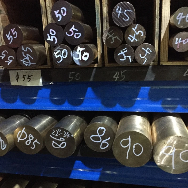 Dostosuj do cięcia C17200 miedziany Cylinder pręt ze stopu berylu 1-45mm o wysokiej przewodności cieplnej elektrolizowany serwis CNC