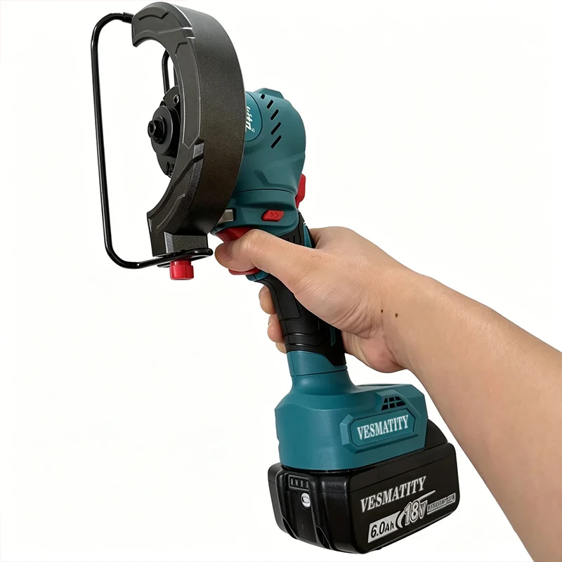 125mm Angle Grinder, Portable Power Cutting Tool for Home DIY & Industrial Construction For 18V-20VBattery