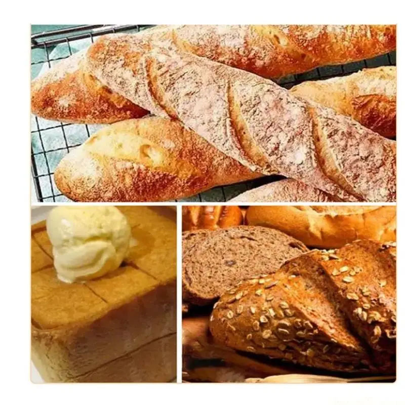 QX2E Functional Bread Baking Tin With Cover Square Bread Baking Pan For Unflawed And Excellent Heat Conductivity