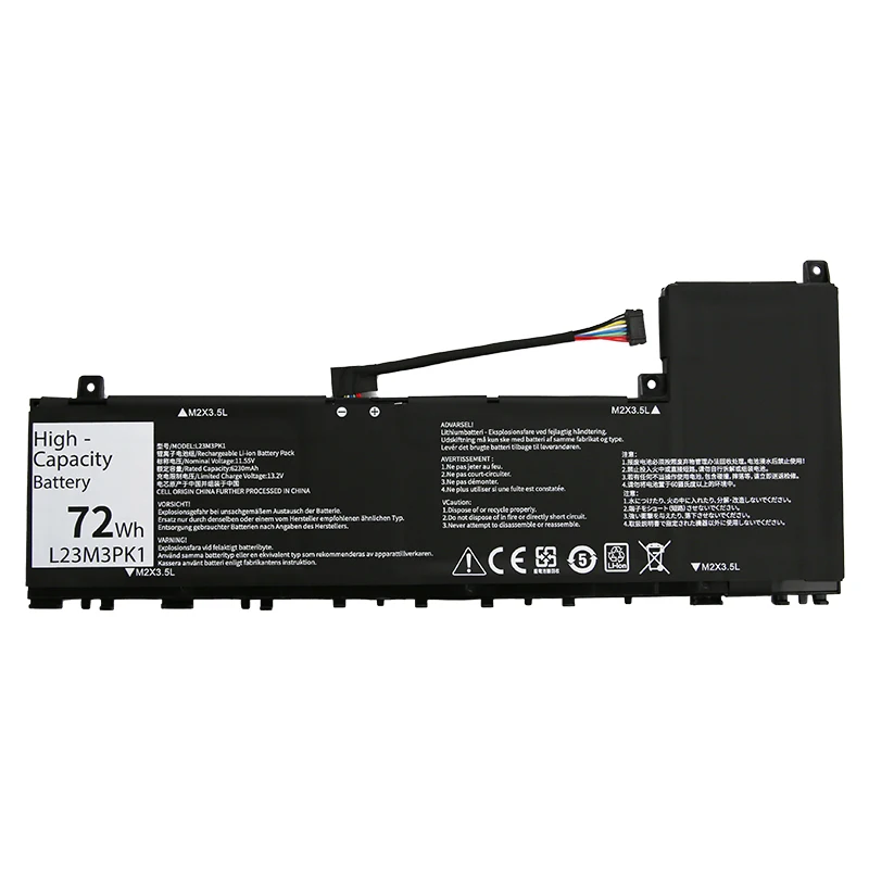 L23M3PK1 Newly Upgraded 11.55V 72WH Laptop Battery for Lenovo IdeaPad Slim 5 16IMH9 15IRH9 14IMH9 15IRU9 16AHP9