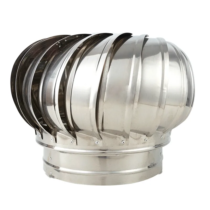 Boule de soufflage de toit en acier inoxydable de Type 110, non alimenté, pour ventilateur supérieur