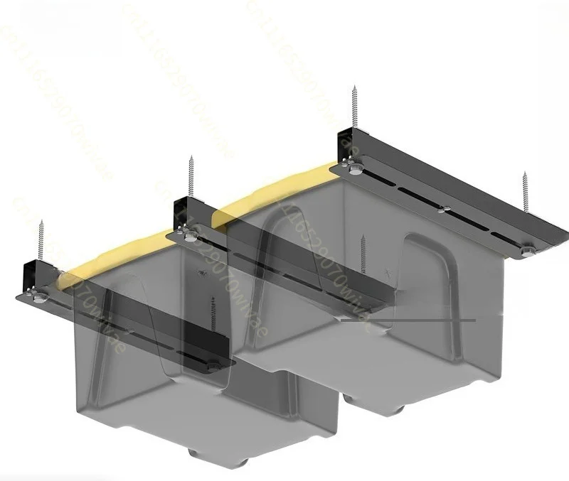 Garage storage rack wrought iron ceiling adjustable multi-functional storage box storage
