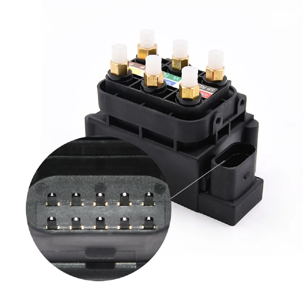 

Новый блок электромагнитных клапанов подачи пневматической подвески для Mercedes W221, W164, GL X164, A 2123200358 A 2513200058 1643201204 1643200904