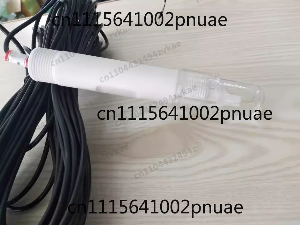Industrial online pH PTFE electrode with high temperature and corrosion resistance, strong acid-base probe for real-time monitor