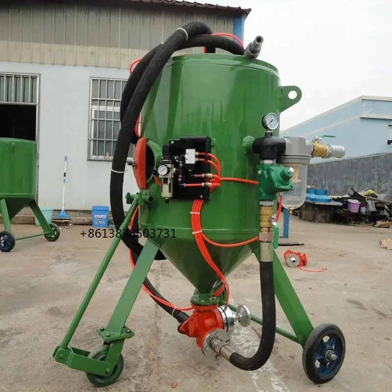 

Wet Dry Sand Blasting Machine Mobile Portable Sandblasting Tank Dustless Sandblasters Machine Sandblasting Machine Industrial