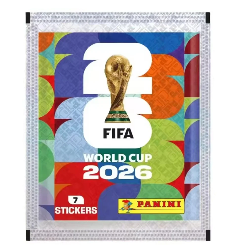 50 Packungen Panini Fußball Sport Sammelsticker Box 2026 Internationale Spiele Sammelsticker Fan-Kollektion Geschenk