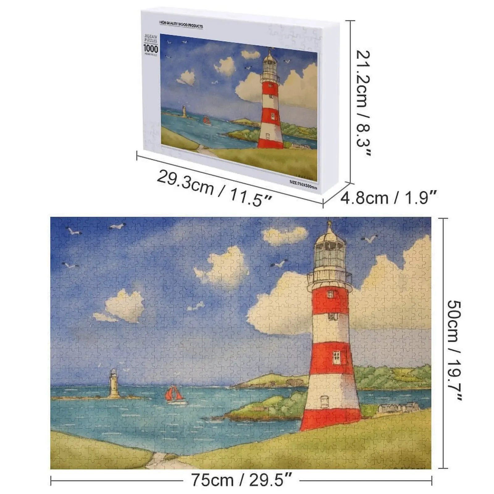 Мотыга Plymouth Маяк. Пазл по индивидуальному заказу для детей Пазл