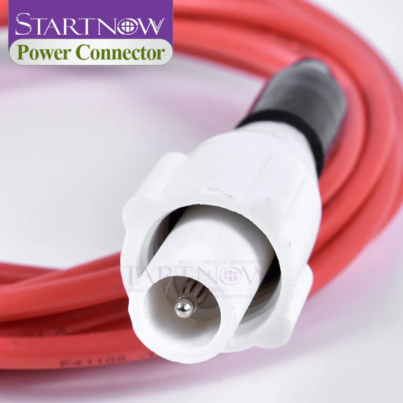 Laser Power Supply Connector Adapter Single Head with Wire Cable for CO2 Laser Power Supply High Voltage Cable Durable Connector