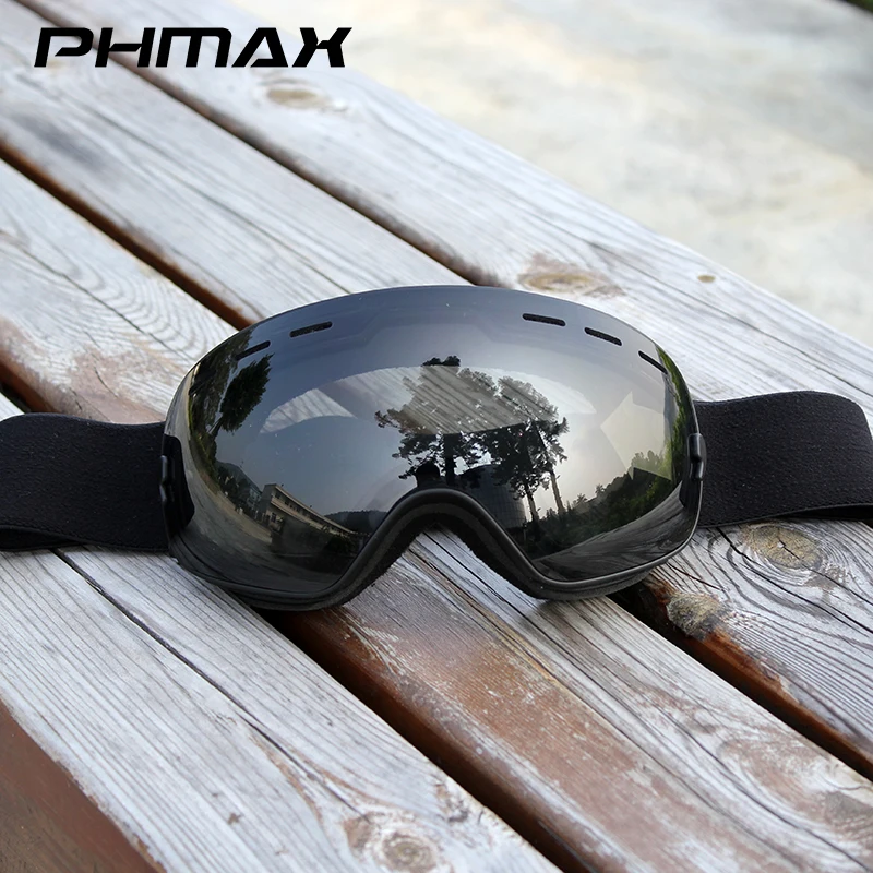 PHMAX Rofessional Óculos de esqui de inverno camadas duplas anti-nevoeiro óculos de snowboard homens mulheres equipamentos de esqui óculos esportivos ao ar livre