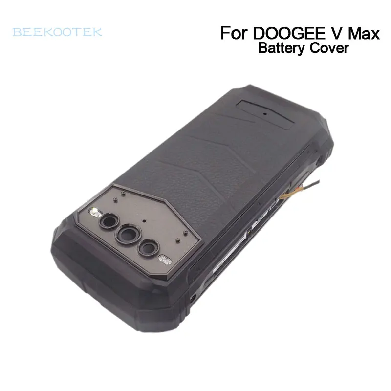 New Original DOOGEE V Max Back Case Cover Battery Cover With Receiver Fingerprint Side Power Volume Cable For DOOGEE V Max Phone