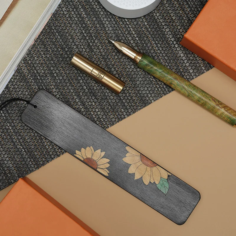 SEALINK Copper - إشارة مرجعية من الخشب: قرطاسية جمالية تقليدية لعشاق الكتب