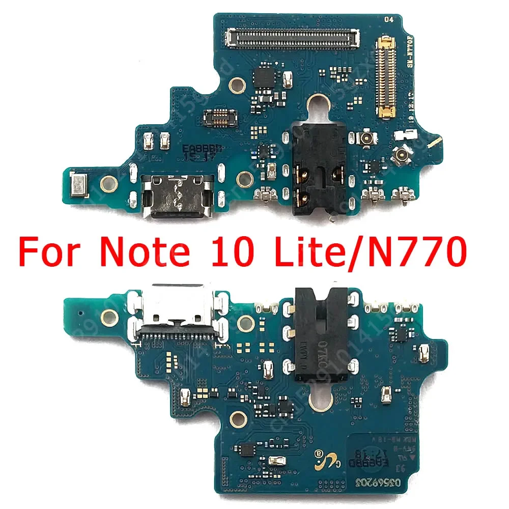 Charging Port For Samsung Galaxy Note 7 8 9 10 Plus Lite N950 N960 N970 Charge Board Usb Connector Flex Cable Plate Spare Parts