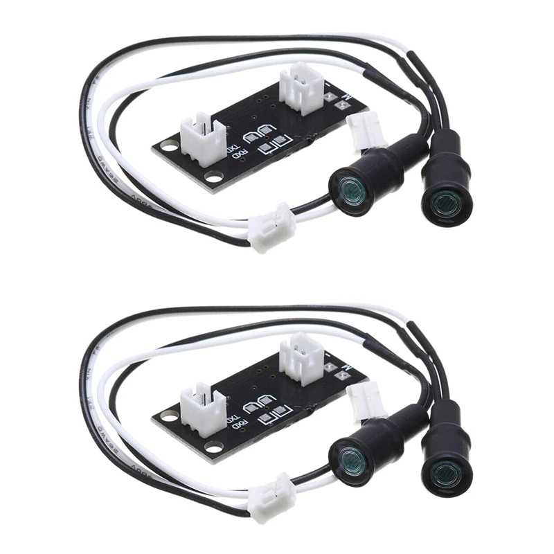 2X Dc 5 -5.5V Single Axis Light Source Track Sensor Solar Energy Panel Tracking Sensor Module Circuit Board With Probe