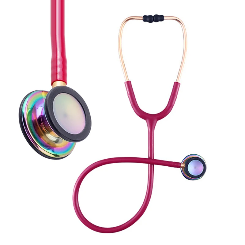 Medical Dual Head Portable Professional Clinical Cute Cardiology Stethoscope Health Equipment for Physician Nurse Doctor Student