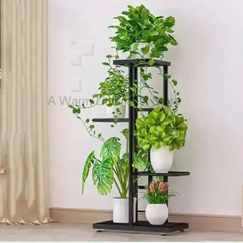 

Display Corner Planter Flower Rack Living Room Artificialmultiple Flower Rack Shelving Luxury Porte Plantes Plant Furniture
