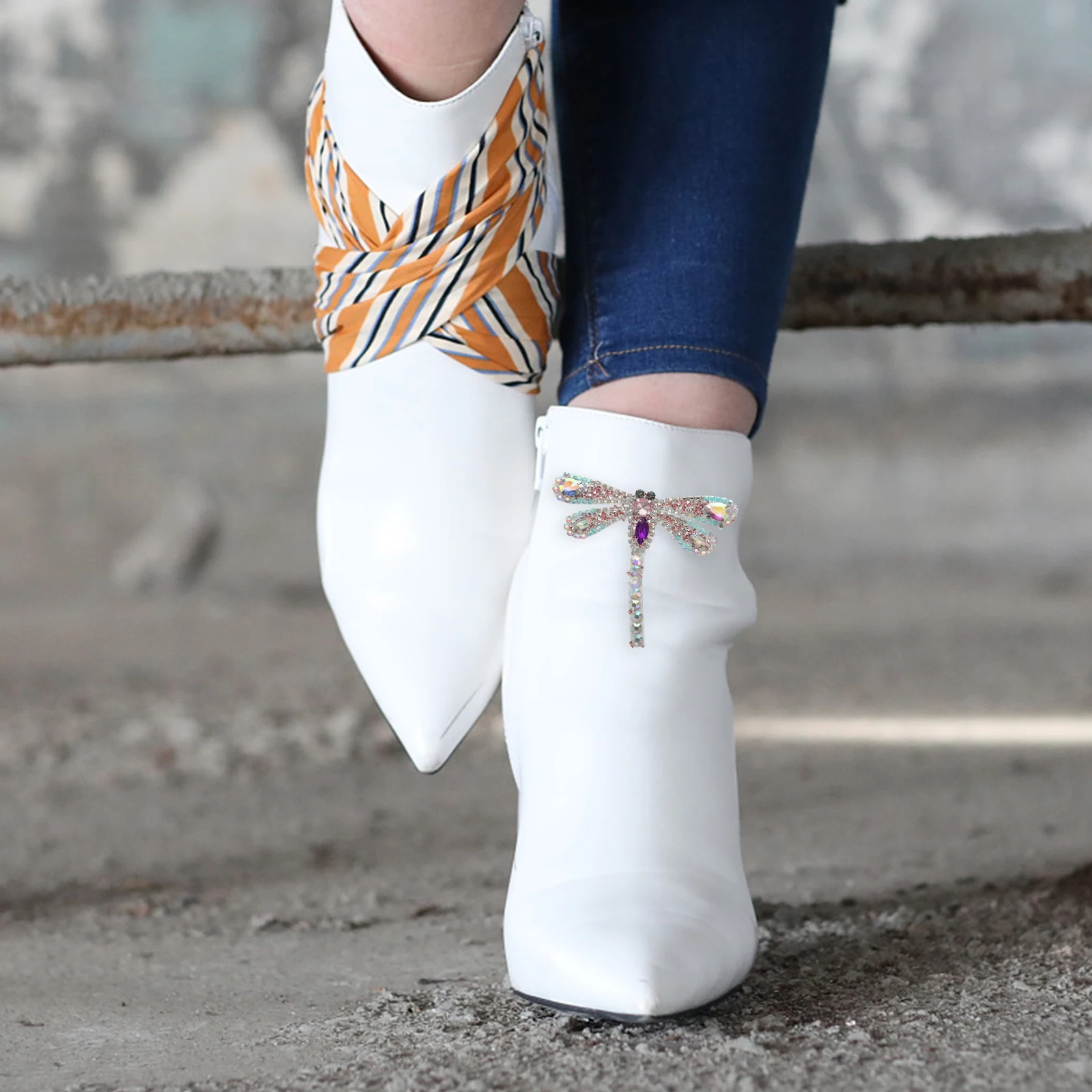 

Rhinestone Shoe Flower Applique 8 3x9 8cm Pink AB Rhinestones for Wedding Dress Shoes Bags Hat Decorations Elegant Accessories