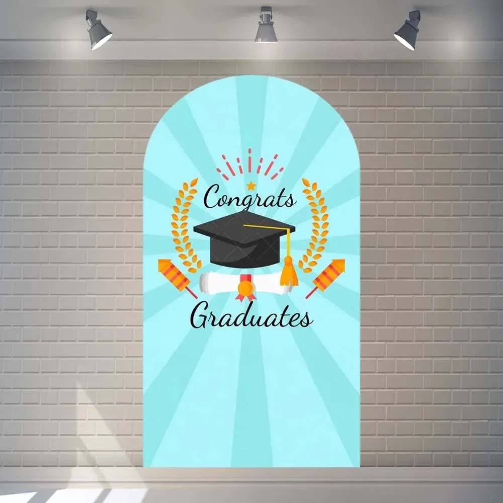 Graduation Season-Themed Arched Background Cover Graduation Season Photography Background Celebration Arched Background