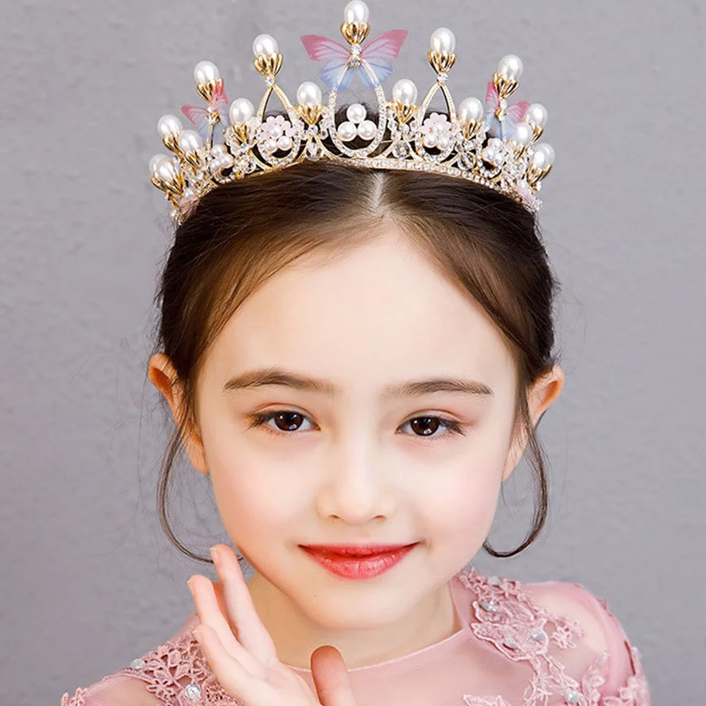 

's Tiara The Crown Bride Headdress Headgear Alloy Wedding s for Fashionable Headwear Photo Props Stylish Female