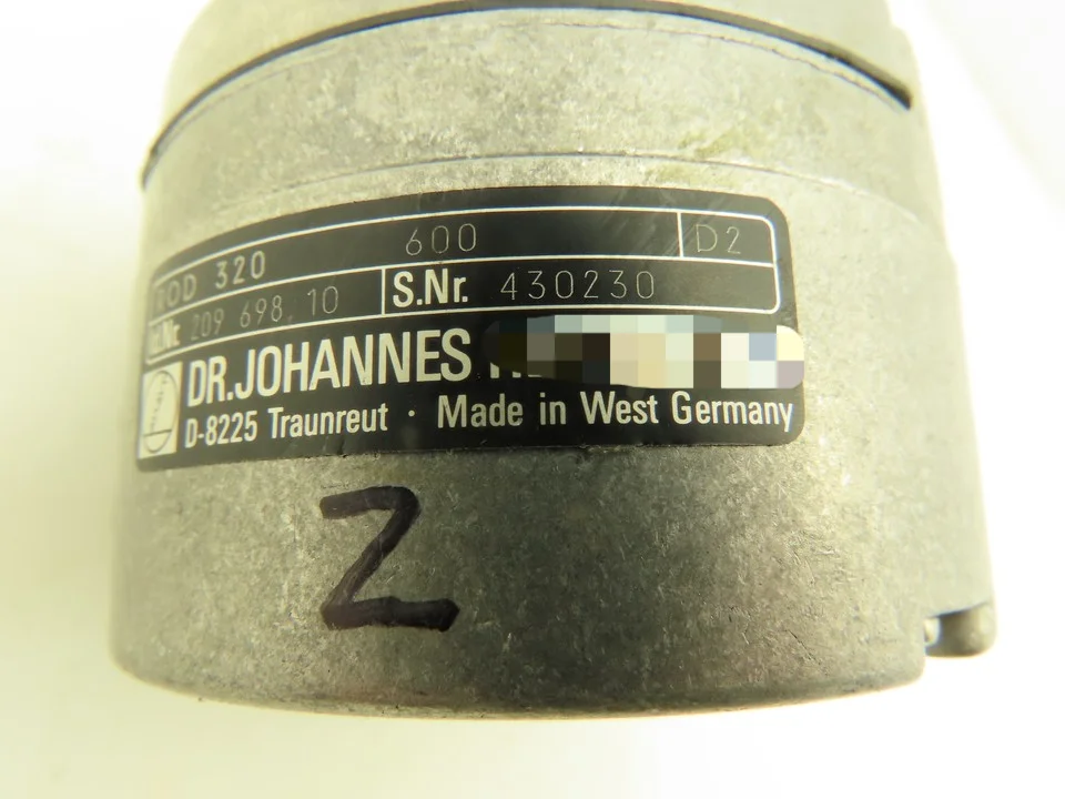 Dr Johannes ROD 320 600 D2 Id.Nr. 209 698 10 Enkoder obrotowy