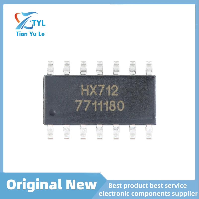 New original  HX712 SOP-14 special analog/digital conversion chip for electronic scales.