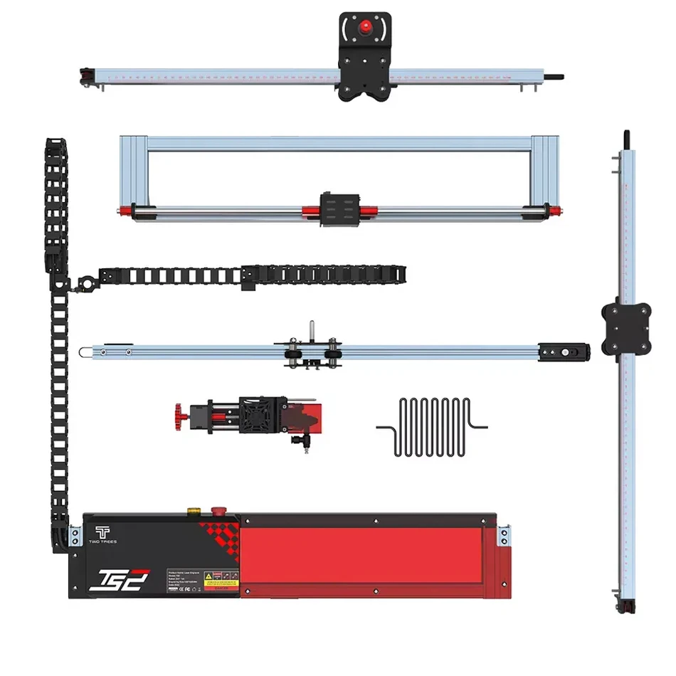 Twotrees high precision CNC Laser Cutting and Engraving Machines 10w 20w 30w DIY customized gifts Various Material