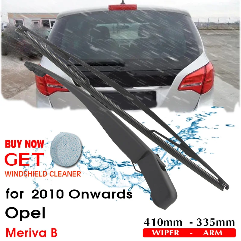 

BROSHOO Car Rear Wiper Blades Back Windscreen Wiper Arm For Opel Meriva B Hatchback (2010-) 410mm,Windshield Auto Styling