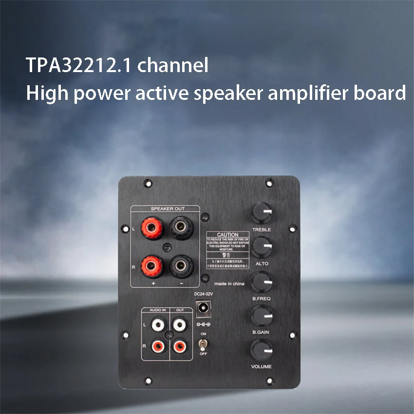 

TPA3221 2.1 Channel Digital HIFI Amplifier Board QCC3084 Bluetooth 5.4 Active Speaker Amplifier Board