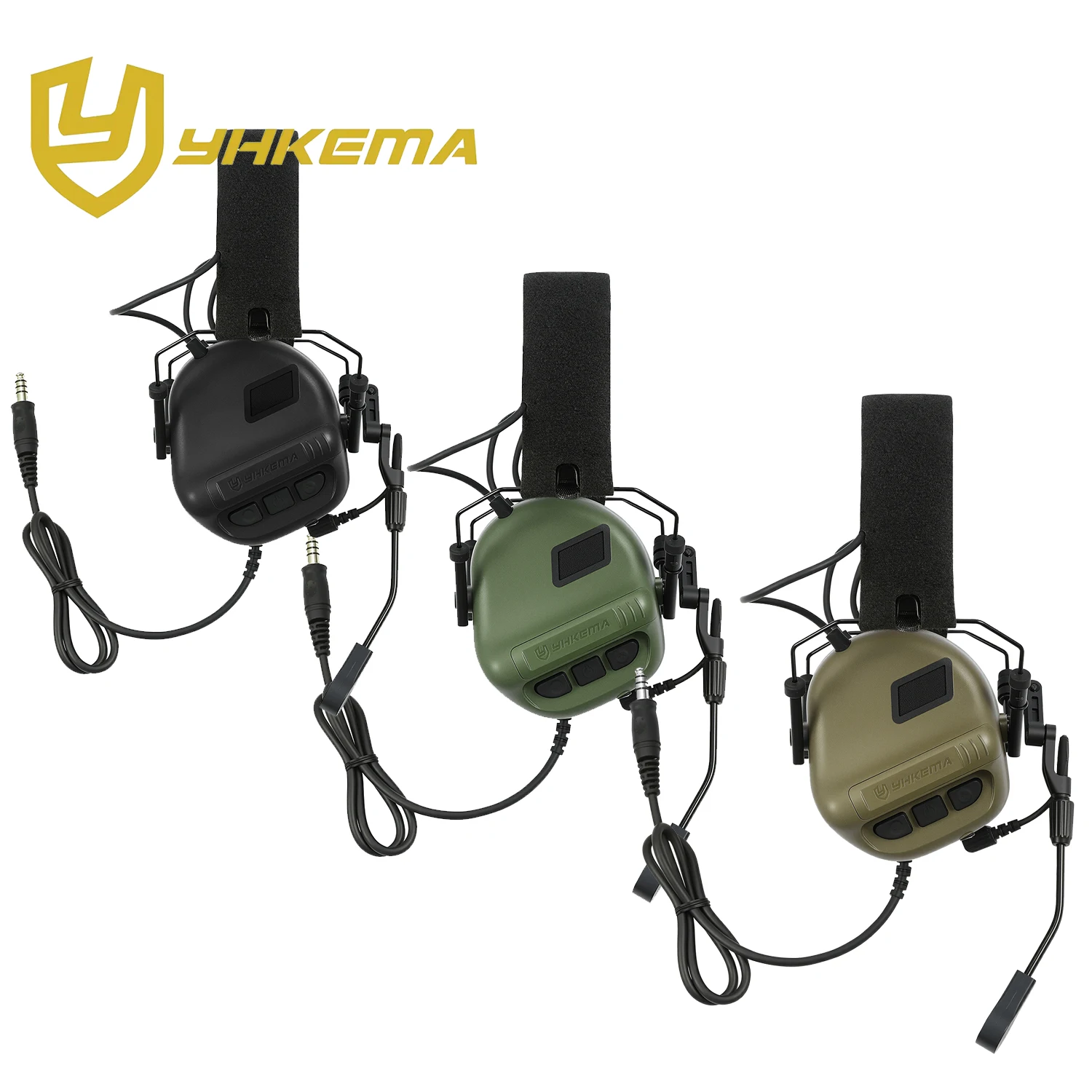 protege-oreilles-tactiques-anti-bruit-yhkema-e70-avec-micro-–-connecteur-nato-tp120-pour-casque-tactique-de-tir-et-de-chasse