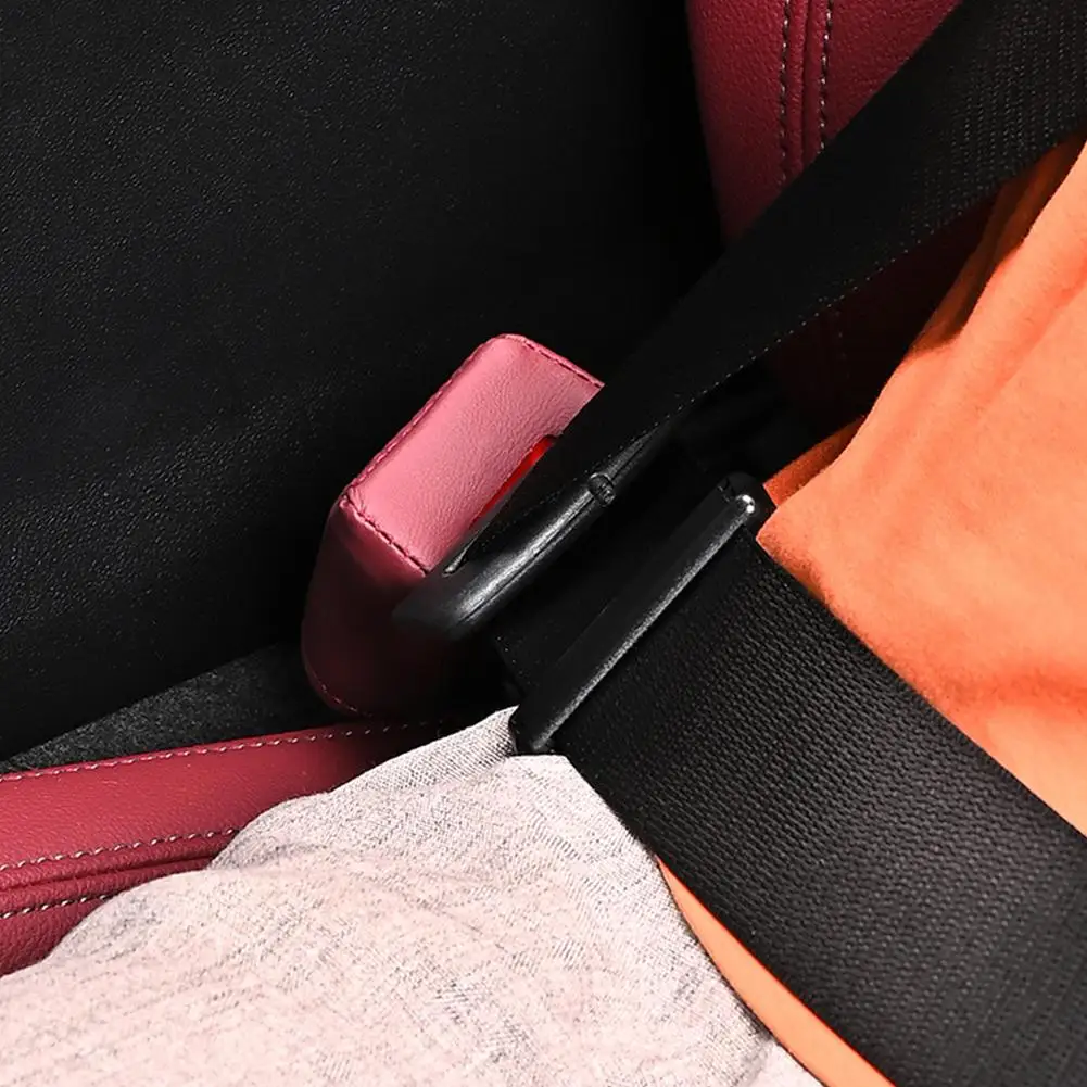 New 1 Piece Car Interior Seat Belt Jack Decorative Protective New Car Belt Cover Protective Seat Leather Cover Socket V1M7