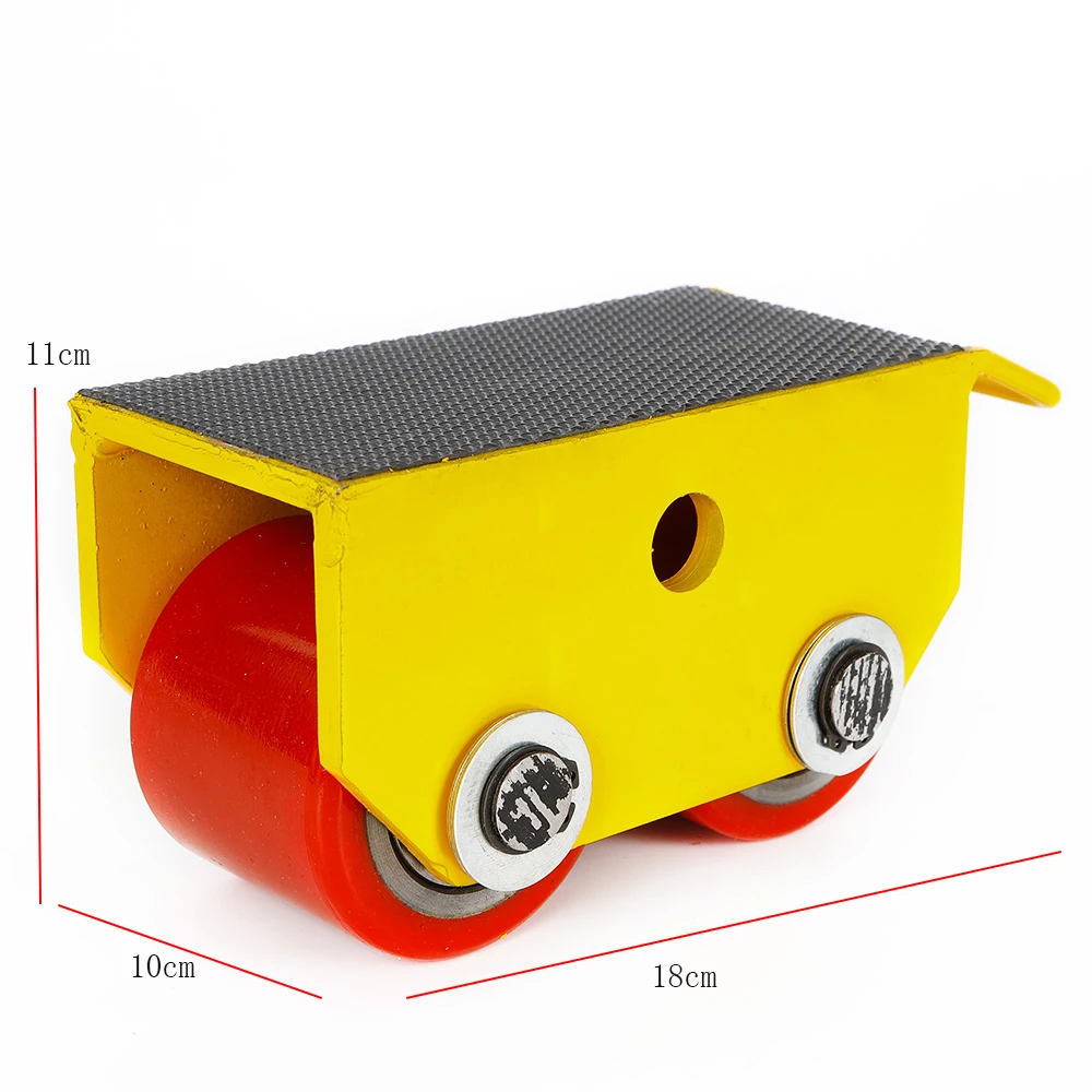 2.5T/5500lbs Industrial Machinery Mover Heavy Duty Transport Cargo Trolley Mover