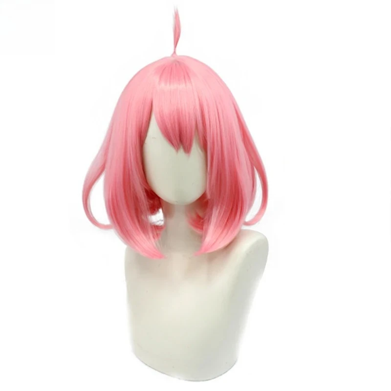 スパイままごとコスプレ アニアコスウィッグ 模擬毛髪 アニメ フェイクローズピンク 子供用