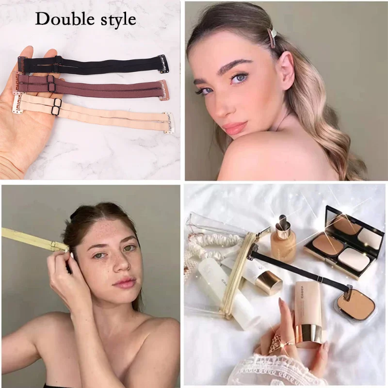 Stretching Straps for Lift Eyes Eyebrows Bb Clip Hairpin Elastic Face Slimming Bands Adjustable Rubber Lift Tape Makeup Tool