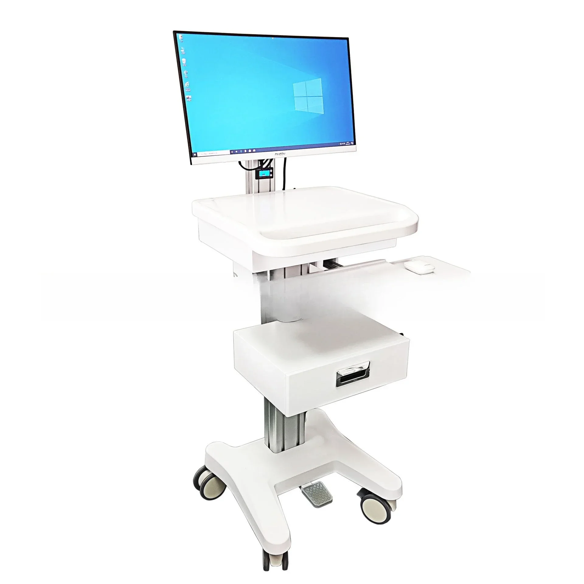 Mobile all-in-one computer Information equipment Cart Large desktop MEC telemedicine consultation workstation