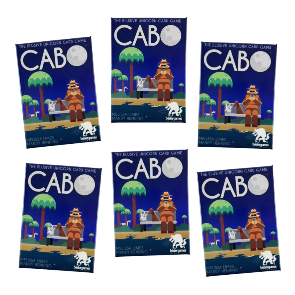 Juego de cartas CABO de 1 caja, adecuado para coleccionistas, recuerdos de fiesta navideña, regalos de Navidad, baraja de juego de mesa de cartas de unicornio