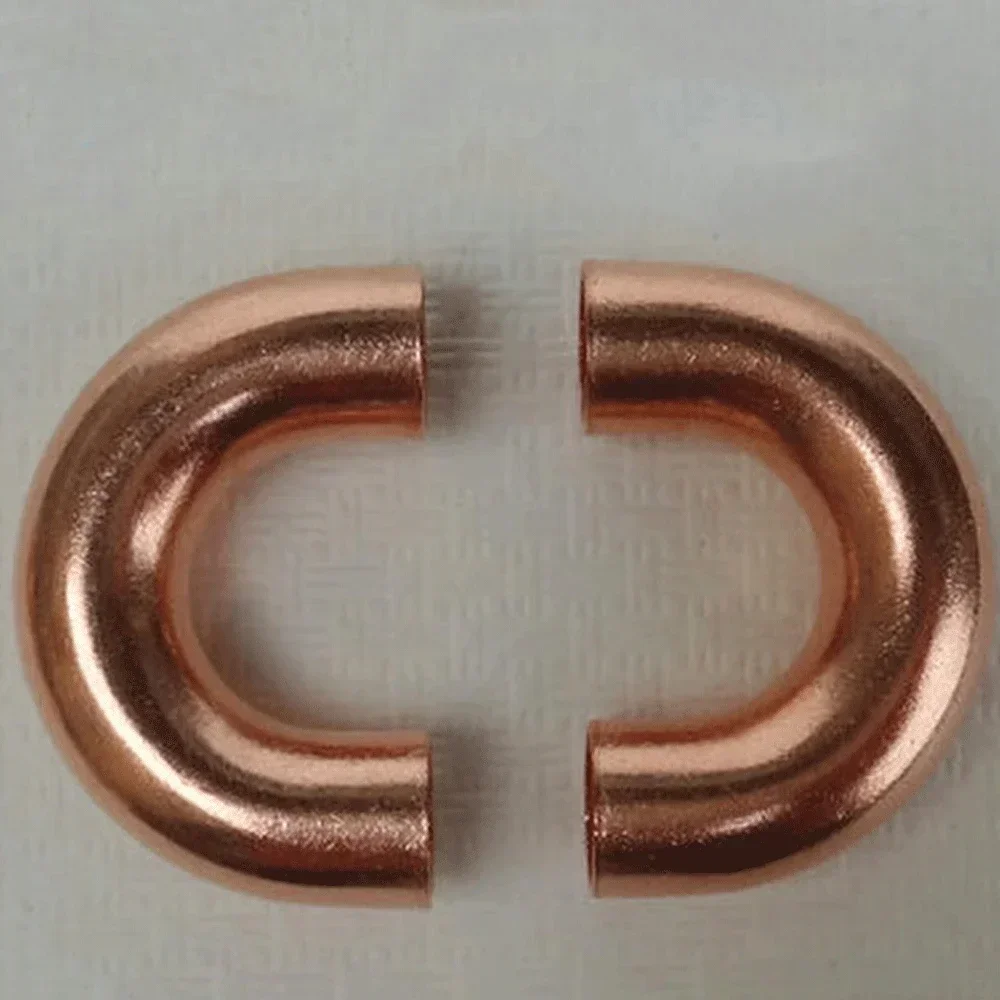 Copper Return Bend Fitting for Air Connector, OD Pipe, 180 Graus, 7 7.94 9.52 12.7 15.88 16 19mm, 5/16 "3/8" 1/2 "5/8" 3/4"